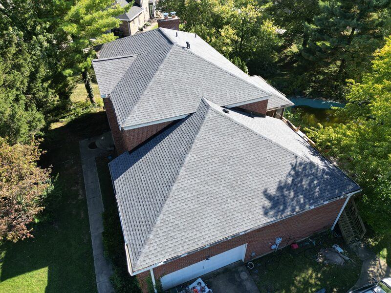 Complex multi-section roof replacement completed