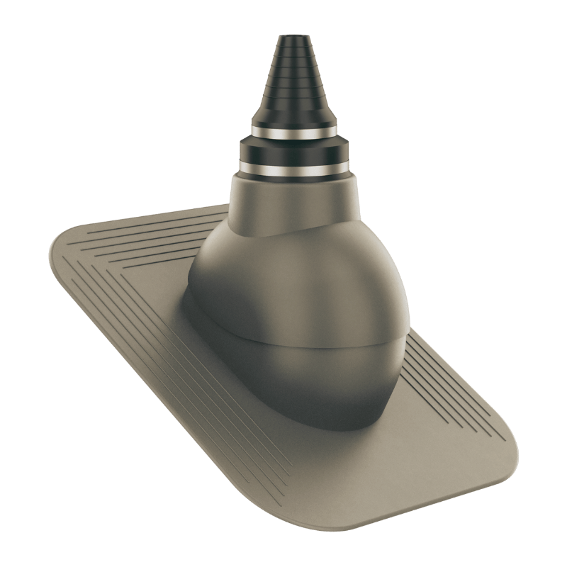 Roofivent iVent Pipe Flashing — replaceable EPDM gasket plumbing vent stack boot