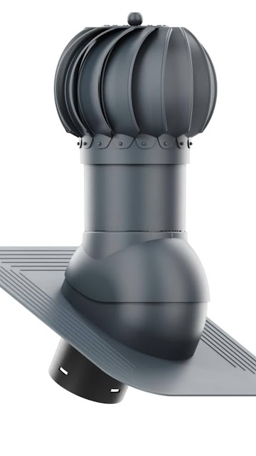 Roofivent iVent ROTO — round-head wind-powered turbine vent